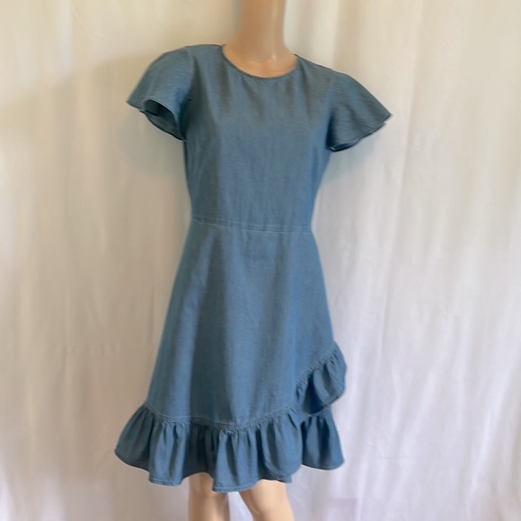🩵 Draper James Blue Chambray Dress - Picture 2 of 8